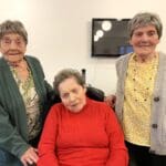 4. Margith er 95, Hertha er 96 og Inger er 91 ár.
